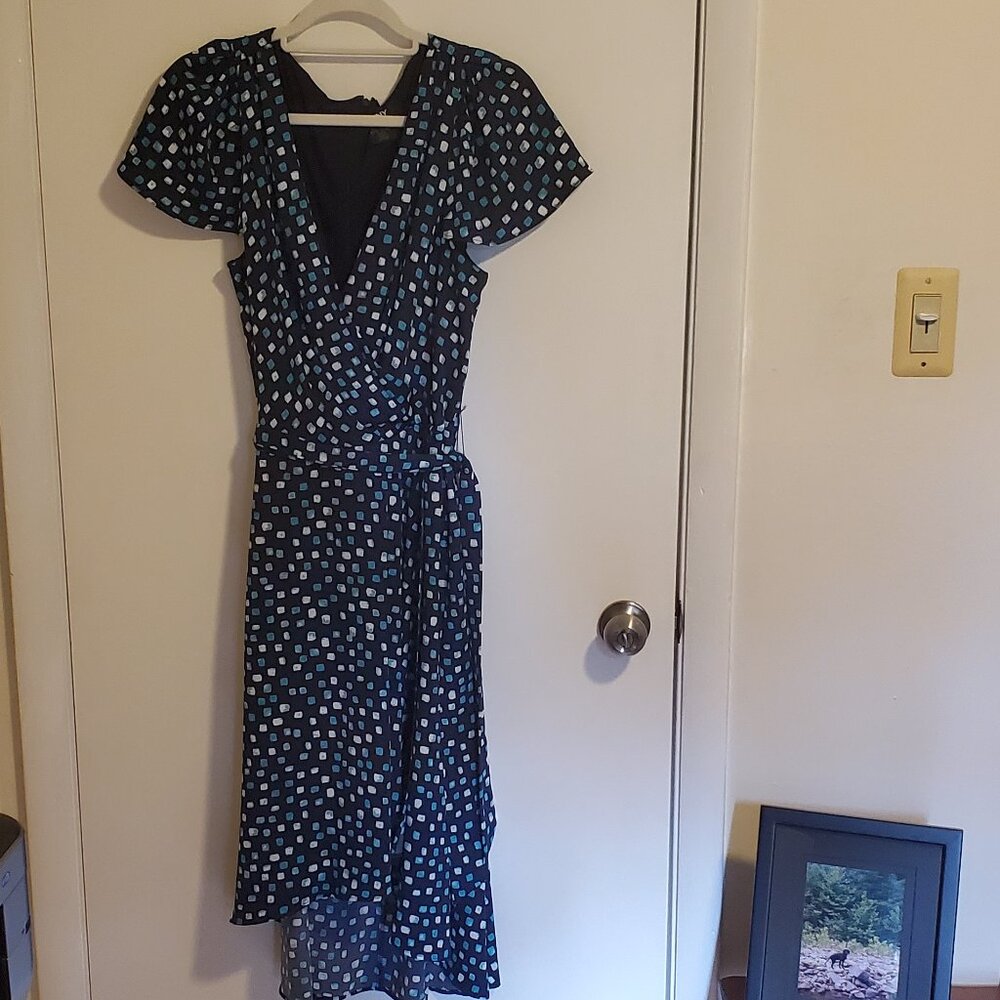 DKNY hi-low dress